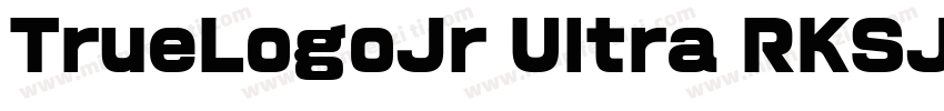 TrueLogoJr Ultra RKSJ H字体转换